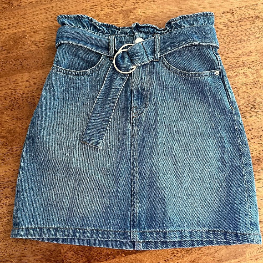Junior girls denim skirt